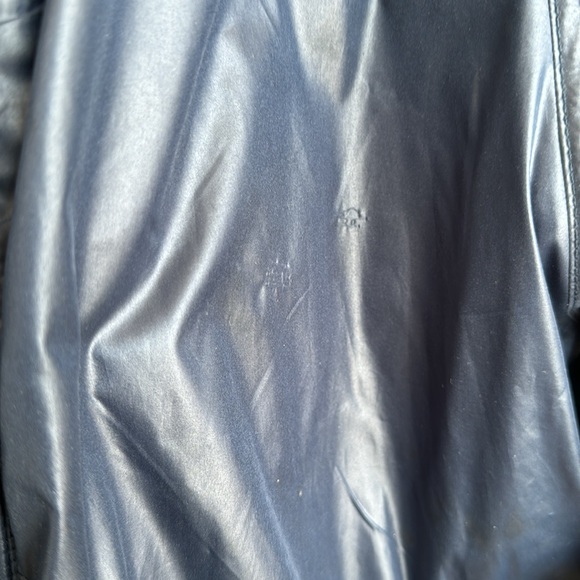 Old navy fleeced leather look jacket - Picture 4 of 6